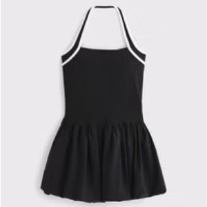 YPB motionTEK Halter Bubble Hem Mini Dress